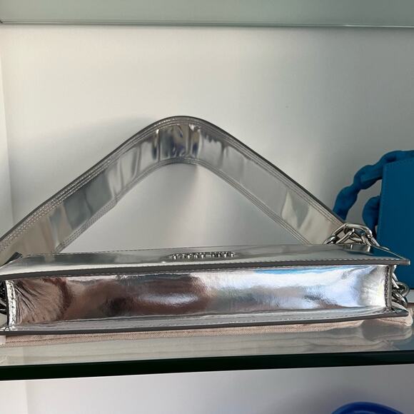 NWT JACQUEMUS Le Ciuciu metallic silver leather shoulder bag PRISTINE CO… - Picture 12 of 16